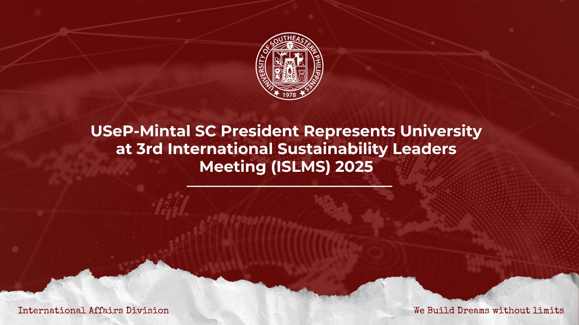 USeP - Mintal SC President Represents